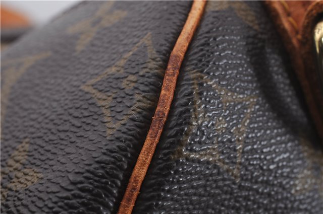 Auth Louis Vuitton Monogram Keepall Bandouliere 55 Boston Bag M41414 LV 5221D