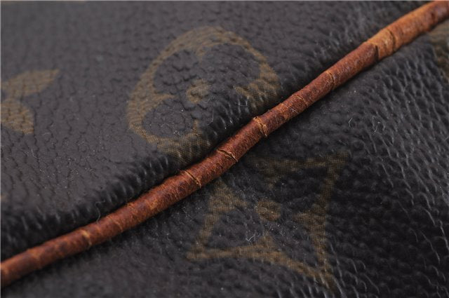 Auth Louis Vuitton Monogram Keepall Bandouliere 55 Boston Bag M41414 LV 5221D