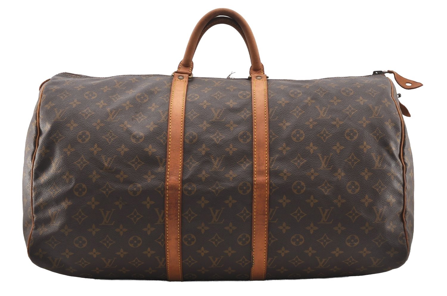 Authentic Louis Vuitton Monogram Keepall 55 Travel Boston Bag Old Model LV 5221I