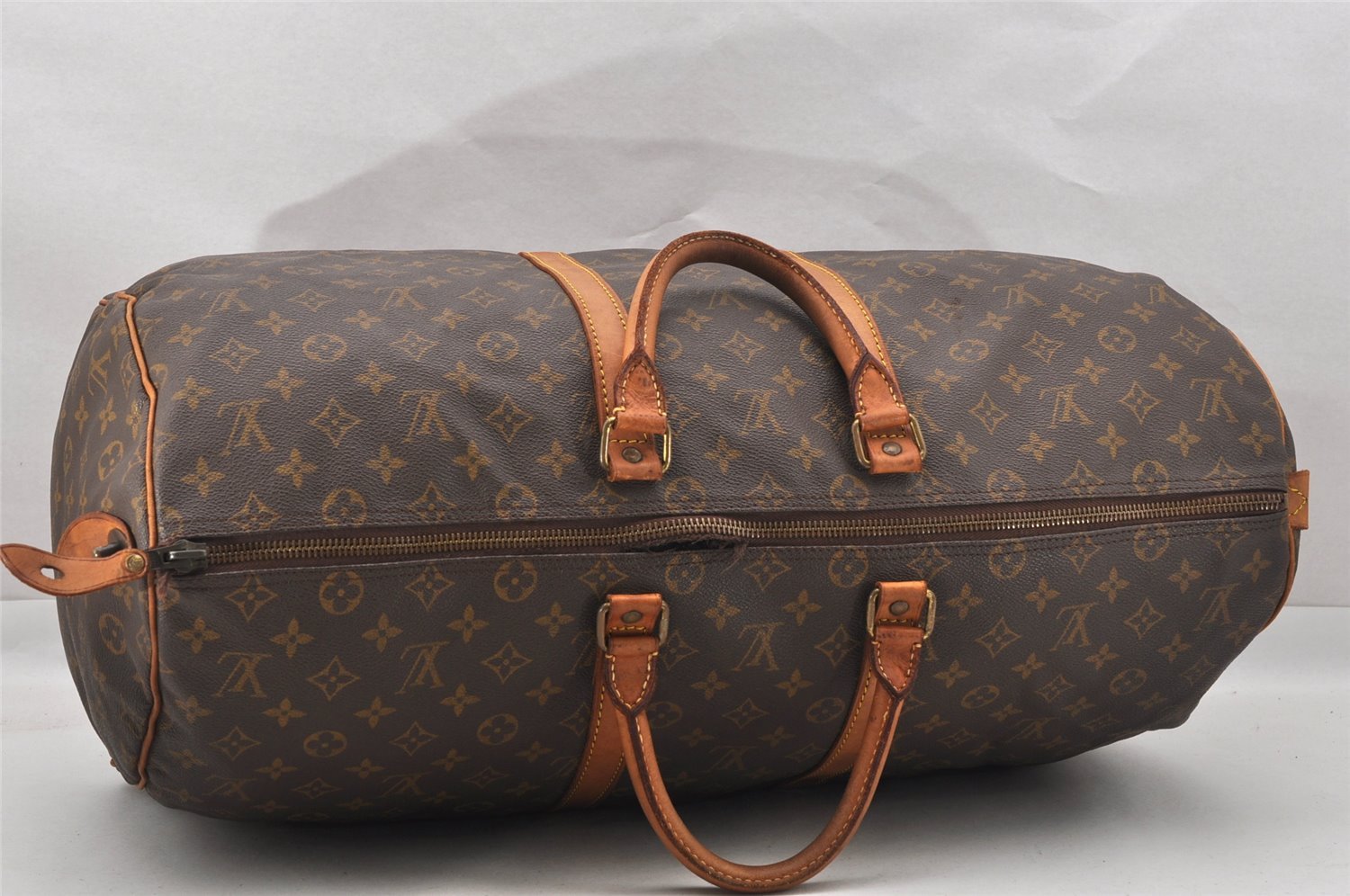 Authentic Louis Vuitton Monogram Keepall 55 Travel Boston Bag Old Model LV 5221I