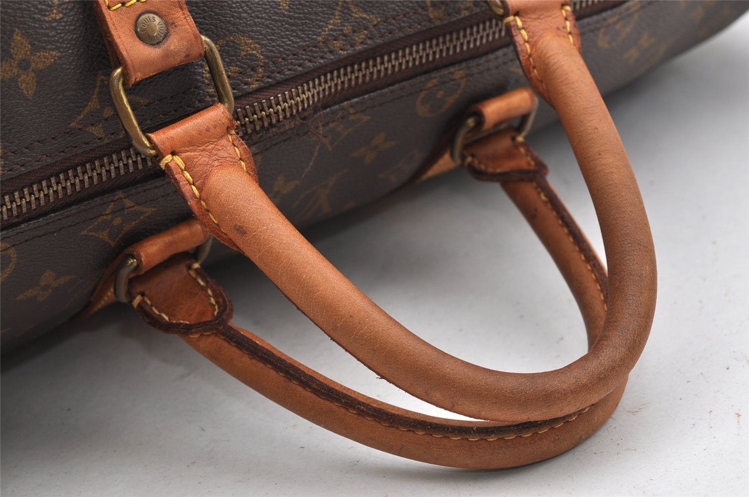 Authentic Louis Vuitton Monogram Keepall 55 Travel Boston Bag Old Model LV 5221I