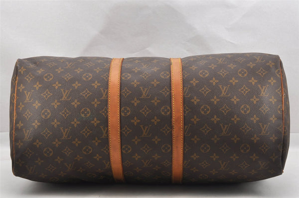 Authentic Louis Vuitton Monogram Keepall 55 Travel Boston Bag Old Model LV 5221I