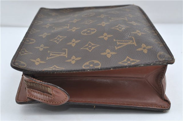 Authentic Louis Vuitton Monogram Pochette Homme Clutch Hand Bag M51795 LV 5222D