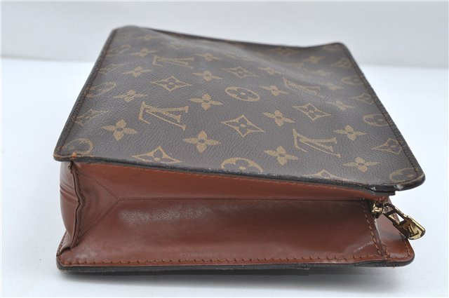 Authentic Louis Vuitton Monogram Pochette Homme Clutch Hand Bag M51795 LV 5222D