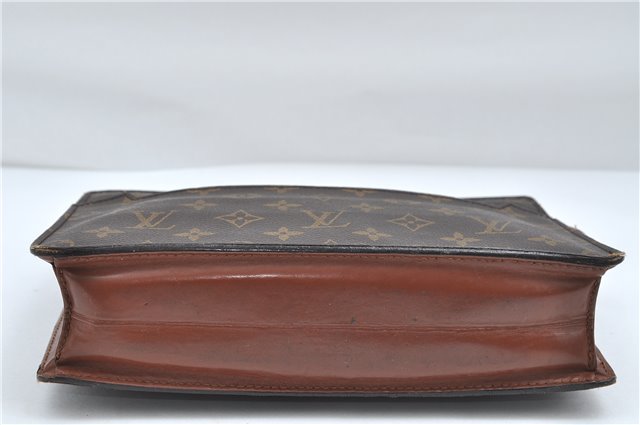 Authentic Louis Vuitton Monogram Pochette Homme Clutch Hand Bag M51795 LV 5222D