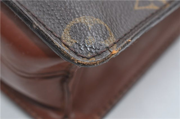 Authentic Louis Vuitton Monogram Pochette Homme Clutch Hand Bag M51795 LV 5222D