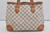 Authentic Louis Vuitton Damier Azur Hampstead PM N51207 Shoulder Tote Bag 5223I