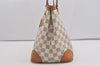 Authentic Louis Vuitton Damier Azur Hampstead PM N51207 Shoulder Tote Bag 5223I