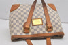 Authentic Louis Vuitton Damier Azur Hampstead PM N51207 Shoulder Tote Bag 5223I