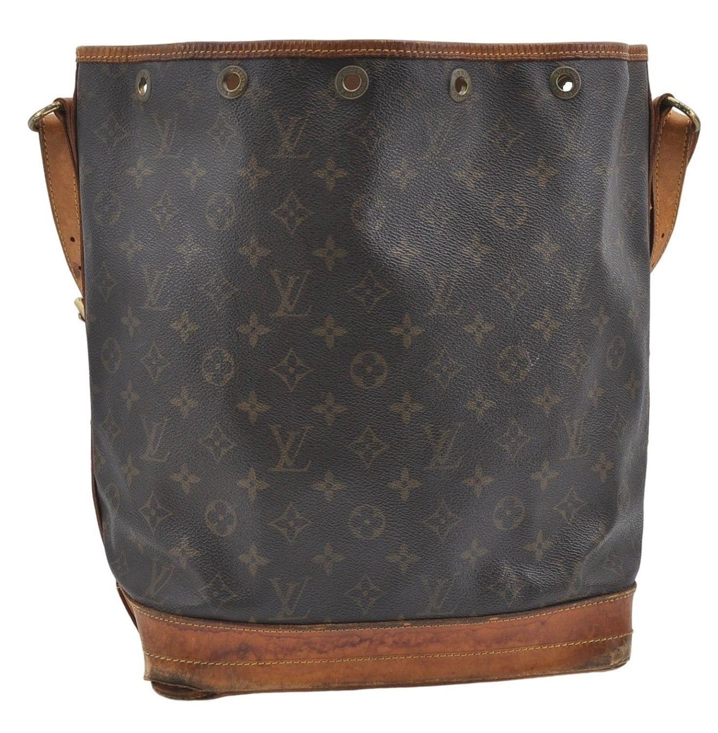 Authentic Louis Vuitton Monogram Noe Shoulder Bag M42224 LV 5224D