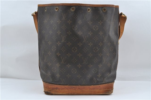 Authentic Louis Vuitton Monogram Noe Shoulder Bag M42224 LV 5224D