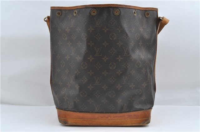Authentic Louis Vuitton Monogram Noe Shoulder Bag M42224 LV 5224D