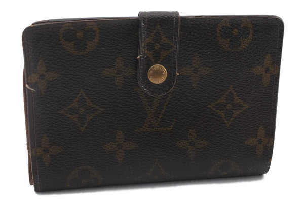 Auth LOUIS VUITTON Monogram Porte Monnaie Billets Viennois M61663 Wallet 5225C