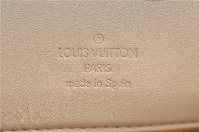 Authentic Louis Vuitton Vernis Houston Shoulder Hand Bag Beige M91340 LV 5225D