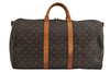 Authentic Louis Vuitton Monogram Keepall Bandouliere 50 M41416 Boston Bag 5225I