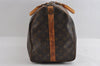 Authentic Louis Vuitton Monogram Keepall Bandouliere 50 M41416 Boston Bag 5225I