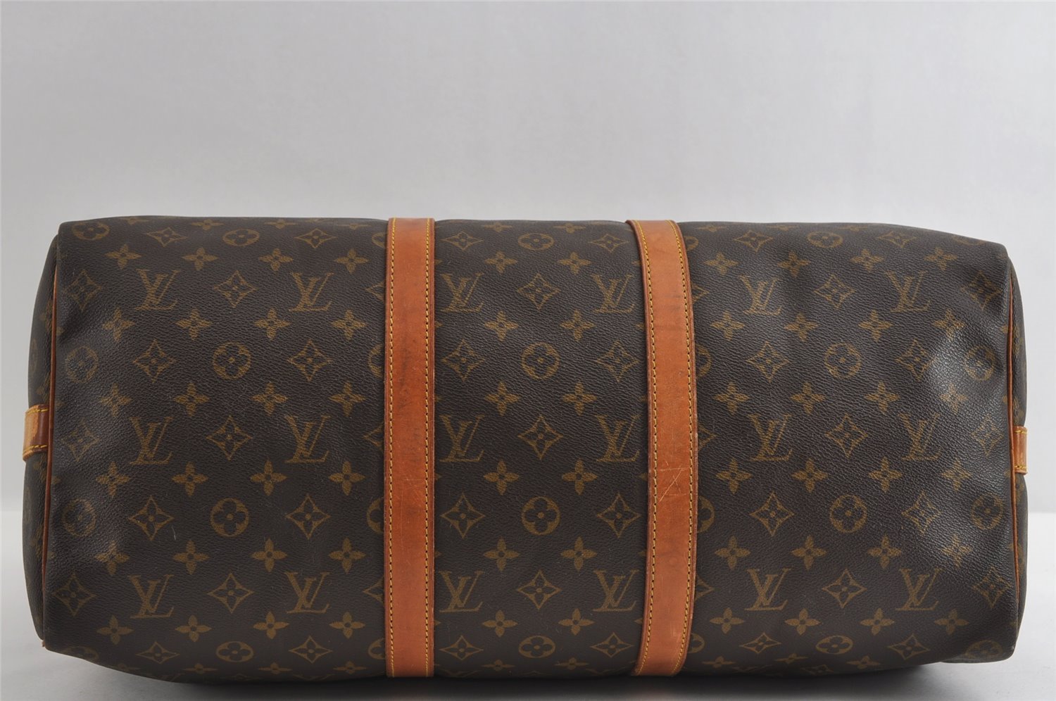 Authentic Louis Vuitton Monogram Keepall Bandouliere 50 M41416 Boston Bag 5225I