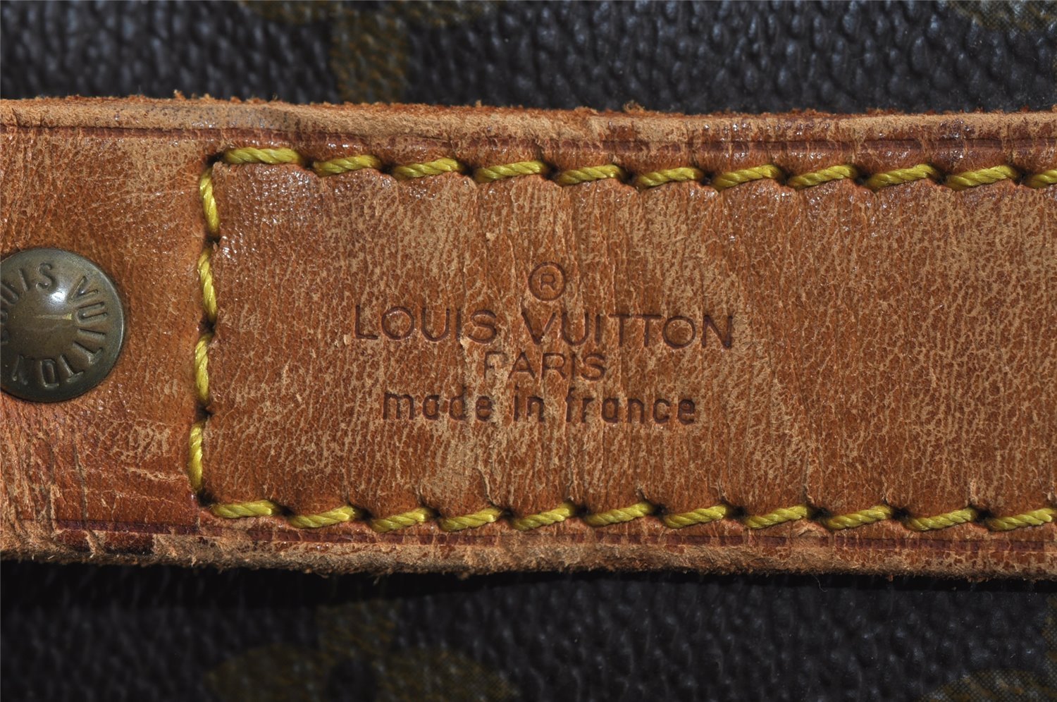 Authentic Louis Vuitton Monogram Keepall Bandouliere 50 M41416 Boston Bag 5225I