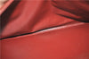 Authentic Cartier Must de Cartier Clutch Bag Leather Bordeaux Red 5226C