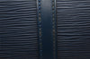 Authentic Louis Vuitton Epi Soufflot Hand Bag Blue M52225 LV 5226I