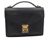 Authentic Louis Vuitton Epi Monceau 2Way Shoulder Hand Bag Black M52122 LV 5229I