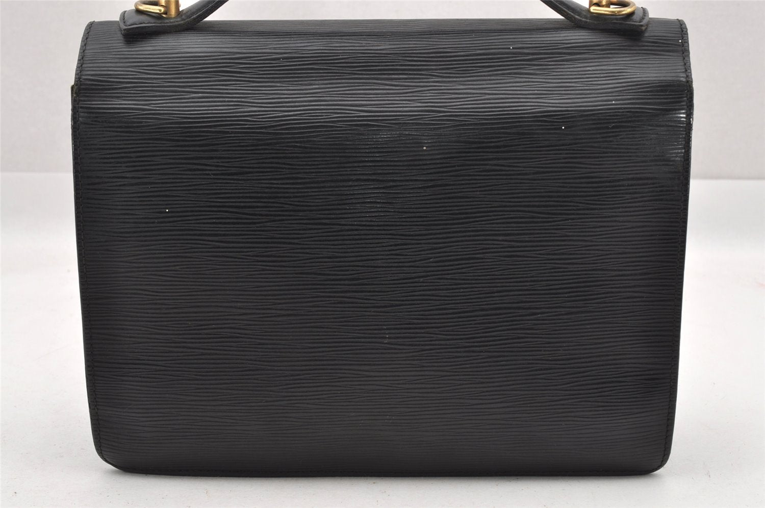 Authentic Louis Vuitton Epi Monceau 2Way Shoulder Hand Bag Black M52122 LV 5229I