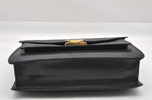 Authentic Louis Vuitton Epi Monceau 2Way Shoulder Hand Bag Black M52122 LV 5229I