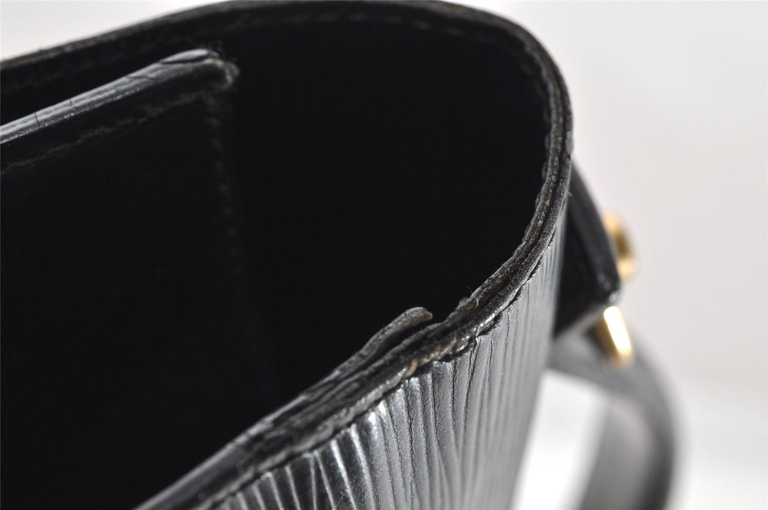 Authentic Louis Vuitton Epi Monceau 2Way Shoulder Hand Bag Black M52122 LV 5229I