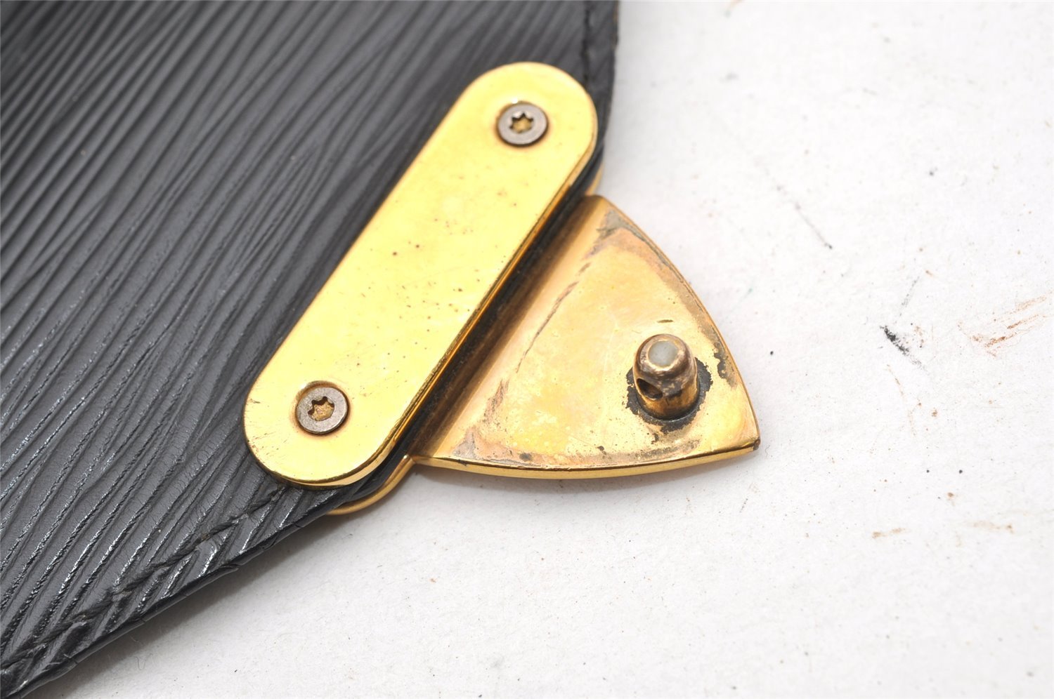 Authentic Louis Vuitton Epi Monceau 2Way Shoulder Hand Bag Black M52122 LV 5229I