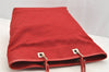Authentic GUCCI Shoulder Hand Tote Bag GG Canvas Leather 0021098 Red 5230I