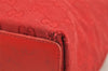 Authentic GUCCI Shoulder Hand Tote Bag GG Canvas Leather 0021098 Red 5230I