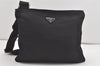 Authentic PRADA Vintage Nylon Tessuto Shoulder Cross Body Bag Black 5233I