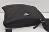 Authentic PRADA Vintage Nylon Tessuto Shoulder Cross Body Bag Black 5233I
