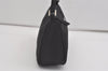 Authentic PRADA Vintage Nylon Tessuto Hand Bag Pouch Purse Black 5234I