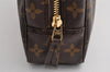 Auth Louis Vuitton Monogram Trousse Toilette 23 Clutch Hand Bag Old Model 5235I