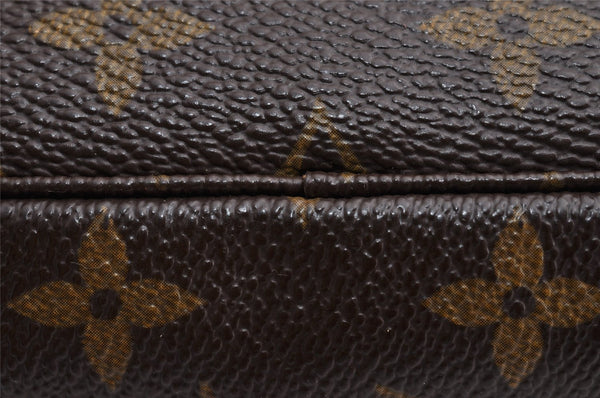 Auth Louis Vuitton Monogram Trousse Toilette 23 Clutch Hand Bag Old Model 5235I