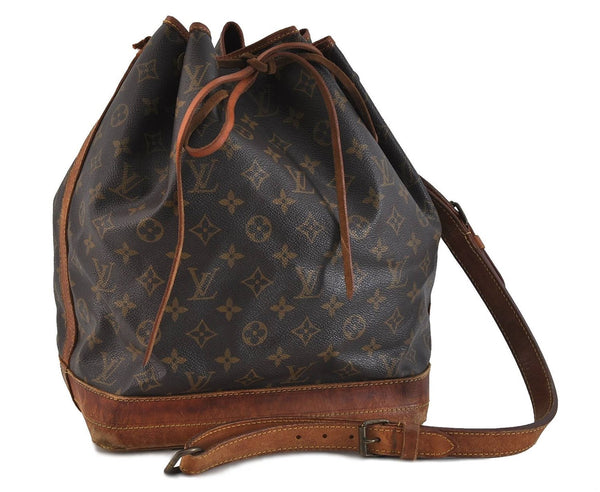 Authentic LOUIS VUITTON Monogram Noe Shoulder Bag M42224 LV Junk 5236C