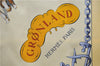 Authentic HERMES Carre 90 Scarf "GRONLAND" Silk Yellow 5237D