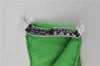 Authentic HERMES Carre 90 Scarf "REVES D'ESPACE" Silk Green 5238D