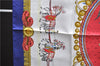 Authentic HERMES Carre 90 Scarf "CAPARACONS" Silk Navy 5240D