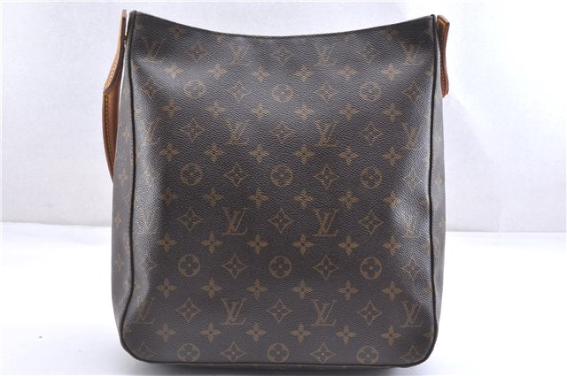 Authentic Louis Vuitton Monogram Looping GM Shoulder Bag M51145 LV 5241F