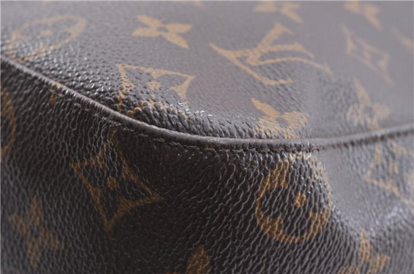 Authentic Louis Vuitton Monogram Looping GM Shoulder Bag M51145 LV 5241F