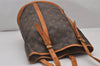 Authentic Louis Vuitton Monogram Bucket GM Shoulder Tote Bag M42236 Junk 5241I