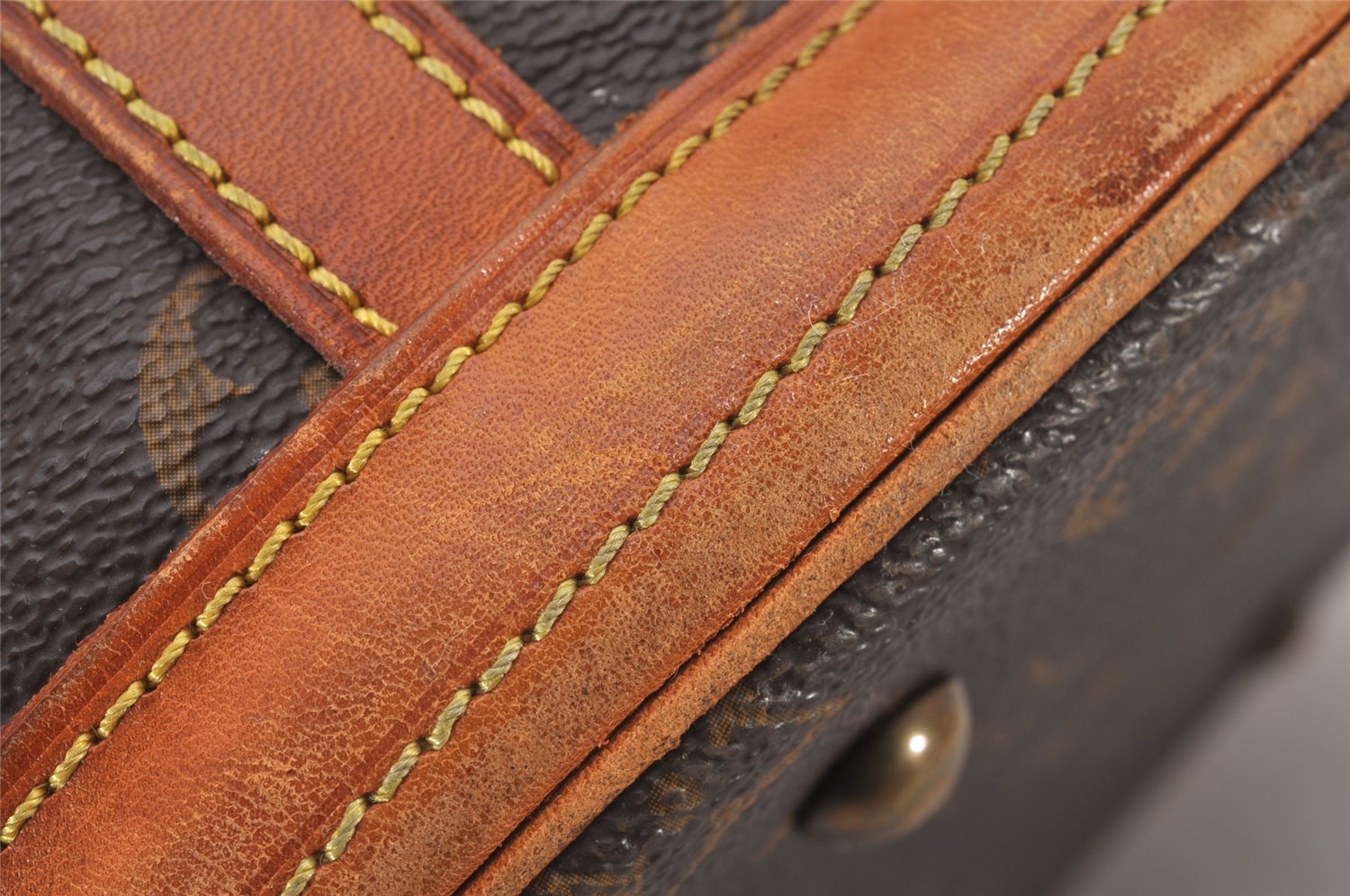 Authentic Louis Vuitton Monogram Bucket GM Shoulder Tote Bag M42236 Junk 5241I