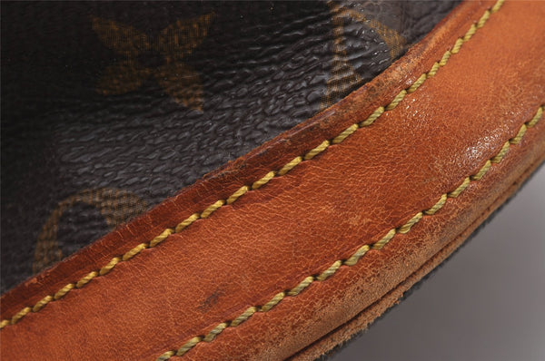 Authentic Louis Vuitton Monogram Bucket GM Shoulder Tote Bag M42236 Junk 5241I