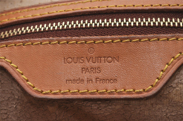 Authentic Louis Vuitton Monogram Bucket GM Shoulder Tote Bag M42236 Junk 5241I