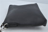 Authentic GUCCI Cosmopolis Clutch Bag Purse Leather 387075 Black 5242B