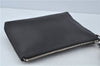 Authentic GUCCI Cosmopolis Clutch Bag Purse Leather 387075 Black 5242B