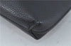 Authentic GUCCI Cosmopolis Clutch Bag Purse Leather 387075 Black 5242B