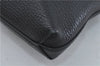 Authentic GUCCI Cosmopolis Clutch Bag Purse Leather 387075 Black 5242B